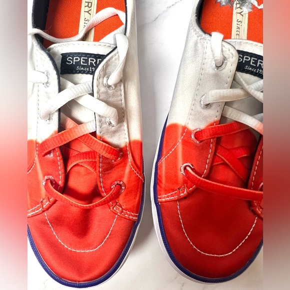 Sperry x Popsicle Crest Vibe Firecracker Blue Sneakers Women Size 8.5 - STS86986 - Picture 7 of 12